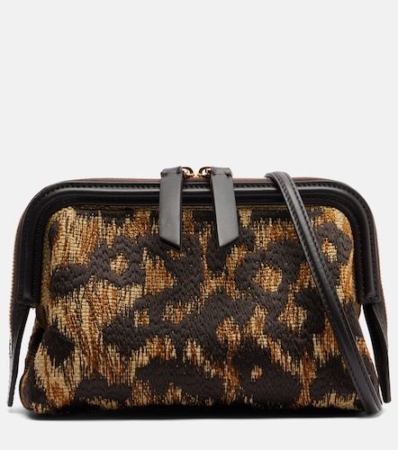 Bolso cruzado de efecto rafia con piel - Etro - Modalova