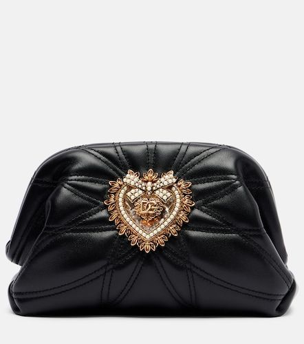 Borsa a spalla Devotion Small in pelle - Dolce&Gabbana - Modalova