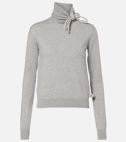Verzierter Rollkragenpullover aus Baumwolle und Kaschmir - Area - Modalova