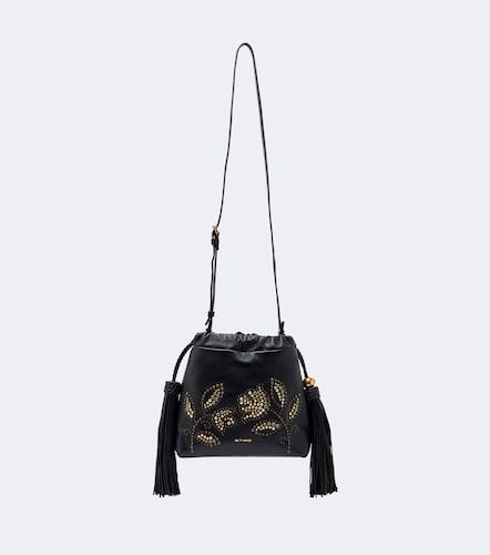 Kalispera Mini studded leather crossbody bag - Etro - Modalova