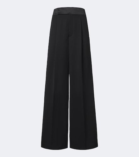 Pleated wool wide-leg pants - Saint Laurent - Modalova