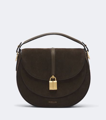 Siena Saddle Small suede shoulder bag - DeMellier - Modalova