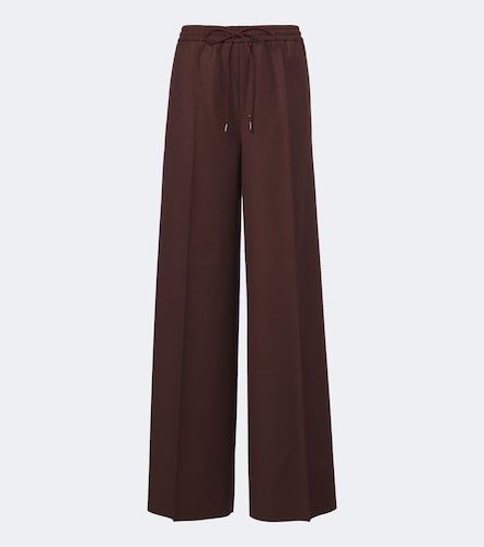 Pantaloni a gamba larga in lana vergine - Max Mara - Modalova