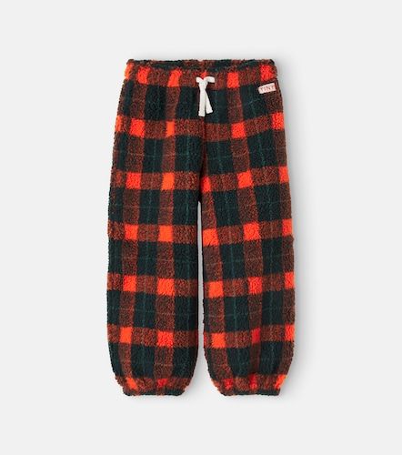 Pantalones deportivos de teddy a cuadros - Tinycottons - Modalova