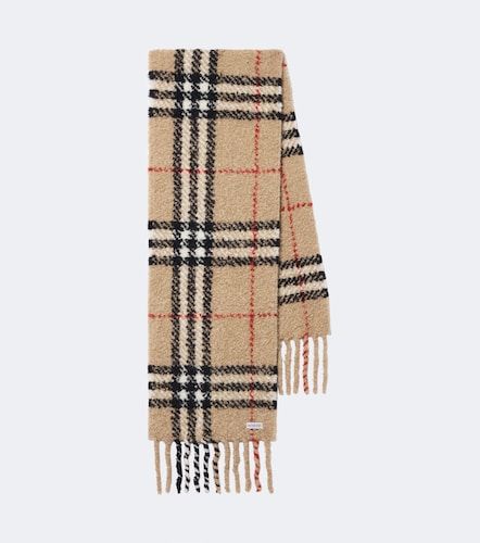 Sciarpa Check in alpaca e lana - Burberry - Modalova