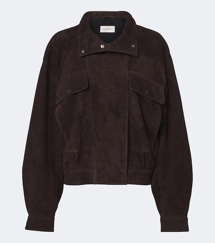 Nour Hammour Suede blouson jacket - Nour Hammour - Modalova