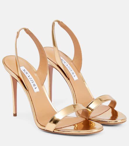 So Nude 105 patent leather sandals - Aquazzura - Modalova