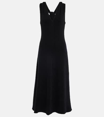 Twisted back wool-blend halter dress - Vince - Modalova