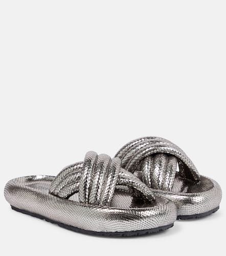 Niloo snake-effect leather sandals - Isabel Marant - Modalova