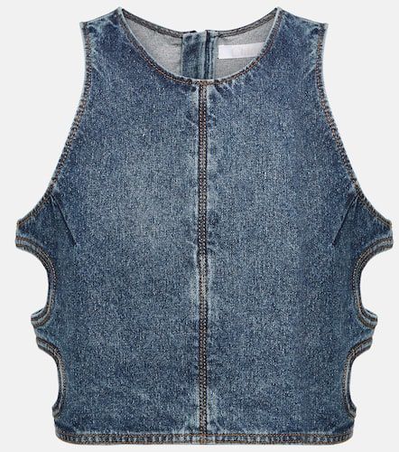 ChloÃ© Cutout denim top - Chloe - Modalova