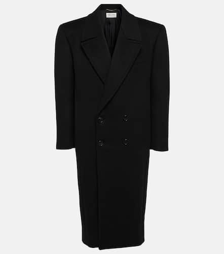 Cappotto doppiopetto in cashmere - Saint Laurent - Modalova