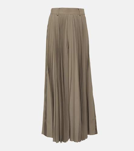 Pleated high-rise wide-leg pants - Sacai - Modalova