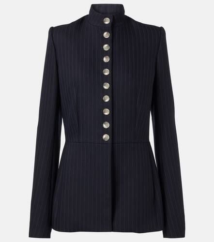 Samuel chalk stripe wool-blend jacket - Khaite - Modalova