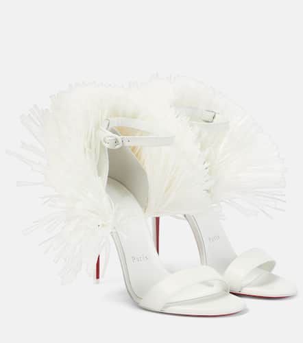 Novia - sandalias Loubigirl 100 de piel - Christian Louboutin - Modalova