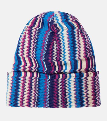 Missoni Zig Zag wool-blend beanie - Missoni - Modalova