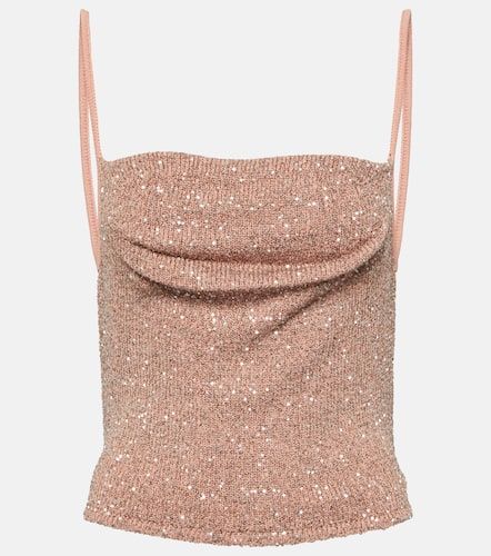 Diaplo metallic knit crop top - Altuzarra - Modalova