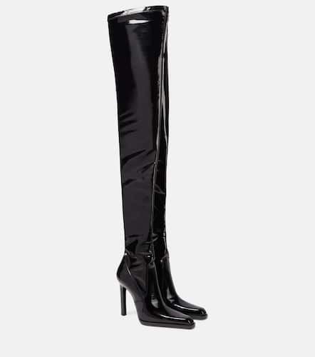 Nina patent leather over-the-knee boots - Saint Laurent - Modalova