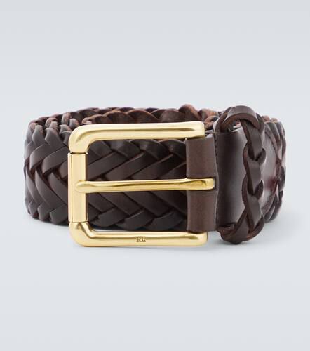 Sportsman woven leather belt - Ralph Lauren Purple Label - Modalova