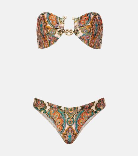 Ottie paisley ring-detail bikini - Zimmermann - Modalova