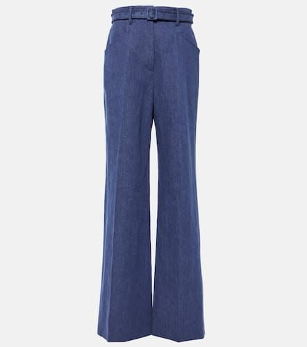 Norman cotton and linen wide-leg pants - Gabriela Hearst - Modalova