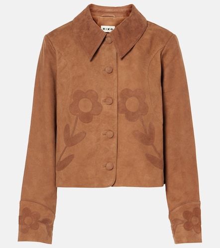 Rixo Dionne applique suede jacket - Rixo - Modalova