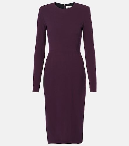 Midikleid aus einem Wollgemisch - Victoria Beckham - Modalova