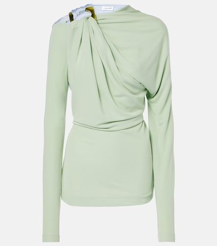 Top de jersey drapeado - Victoria Beckham - Modalova
