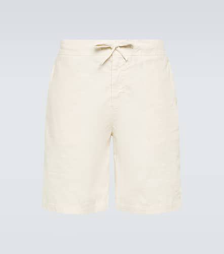 Sergio linen-blend Bermuda shorts - Frescobol Carioca - Modalova