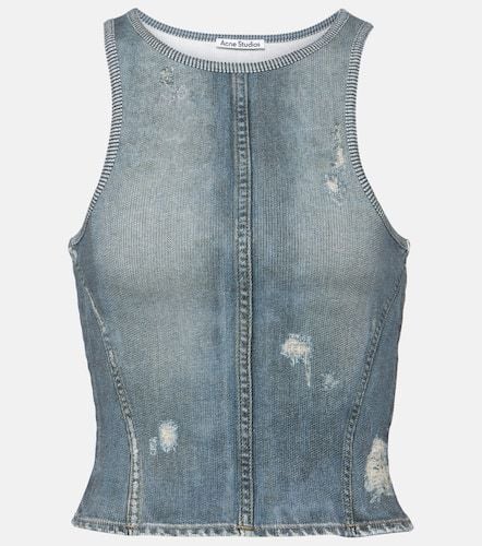 Acne Studios Elaia denim top - Acne Studios - Modalova