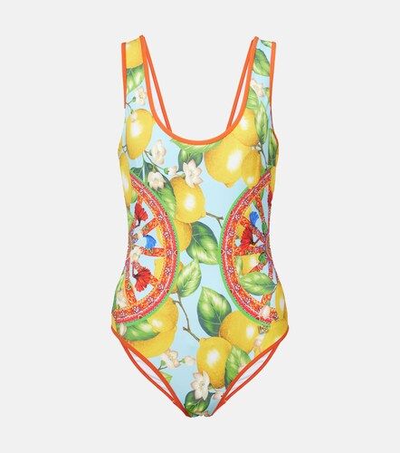 Costume intero con stampa - Dolce&Gabbana - Modalova