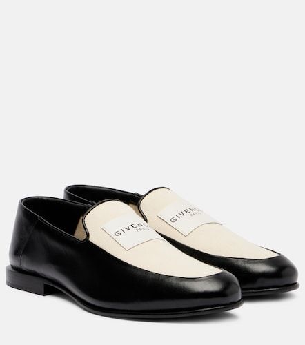 Mocassini Label in pelle e canvas - Givenchy - Modalova