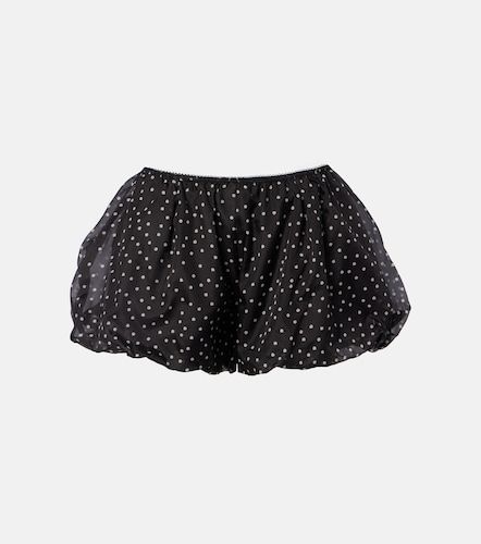 SIR Polka-dot high-rise silk shorts - SIR - Modalova