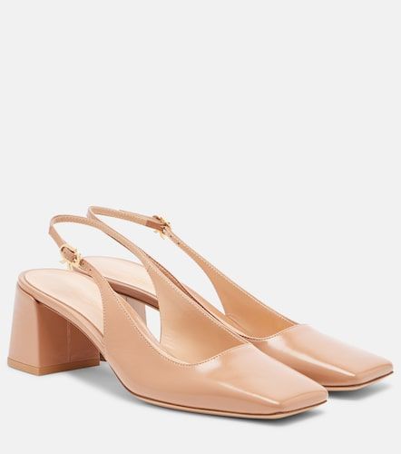 Freeda 55 leather slingback pumps - Gianvito Rossi - Modalova