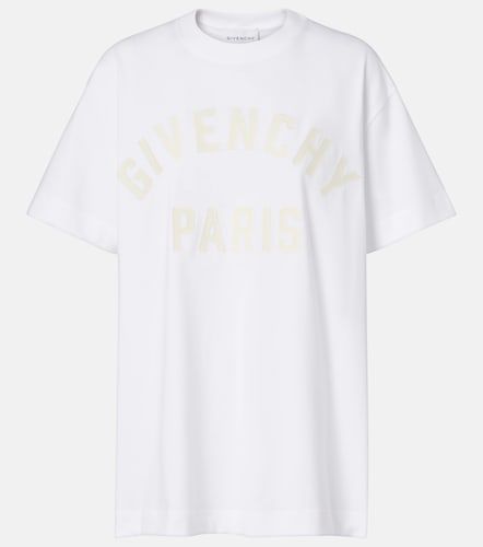 Camiseta Paris de jersey de algodón con logo - Givenchy - Modalova