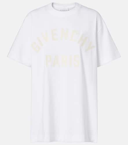 T-shirt Paris en coton à logo - Givenchy - Modalova
