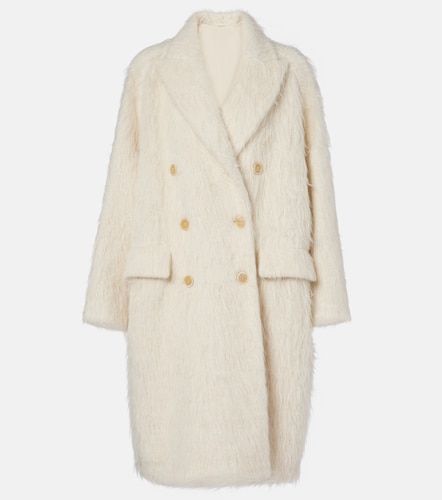 Double-breasted alpaca-blend coat - Brunello Cucinelli - Modalova