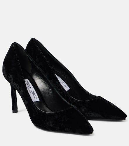 Jimmy Choo Romy 85 velvet pumps - Jimmy Choo - Modalova