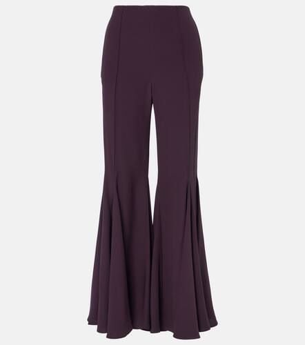 ChloÃ© Cropped crÃªpe satin flared pants - Chloe - Modalova