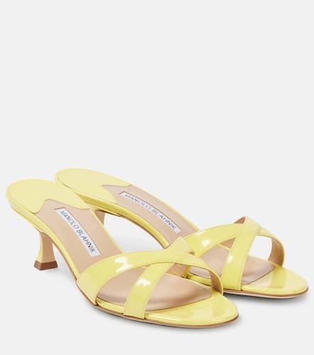 Callamu 50 patent leather sandals - Manolo Blahnik - Modalova