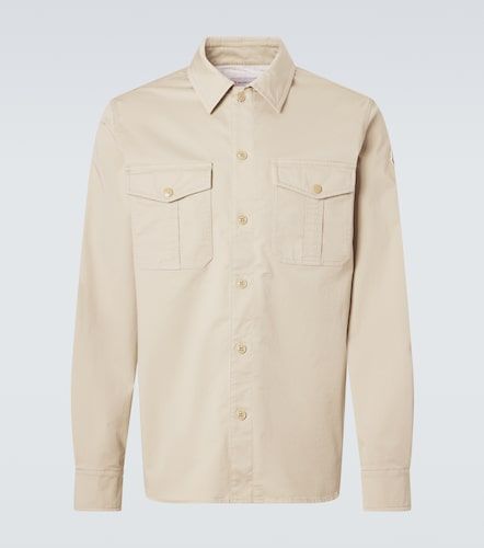 Moncler Cotton gabardine shirt - Moncler - Modalova