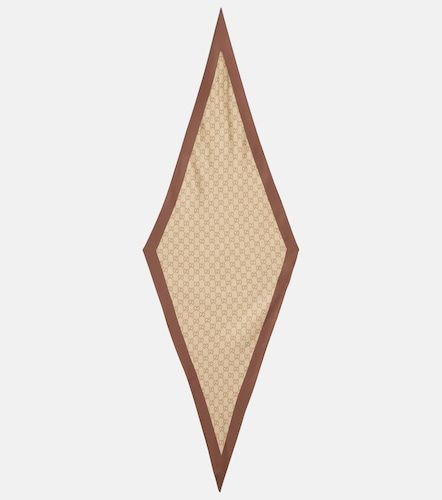 Gucci Sciarpa in twill di seta GG - Gucci - Modalova
