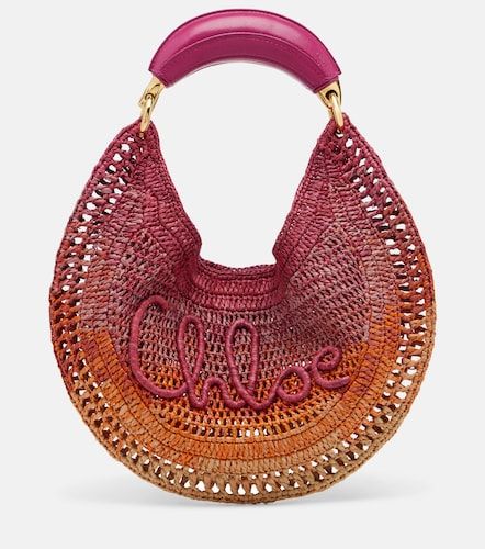 Summer Banana Medium raffia shoulder bag - Chloe - Modalova