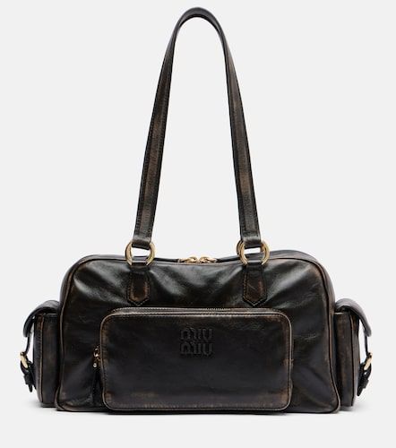 Miu Miu Pocket leather shoulder bag - Miu Miu - Modalova