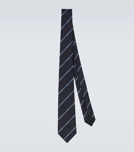 Corbata de jacquard de seda con Horsebit - Gucci - Modalova