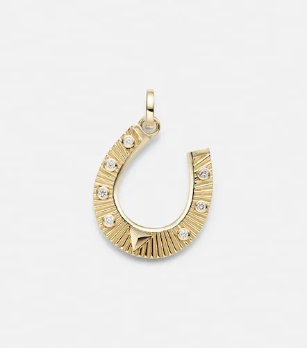 Protection 18kt pendant with diamonds - FoundRae - Modalova