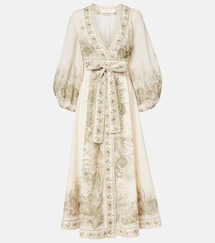 Vestido envolvente Wanderlust de algodón estampado - Zimmermann - Modalova