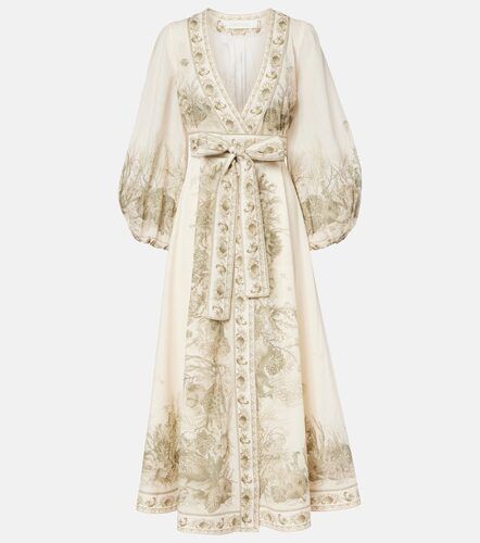 Wanderlust printed cotton wrap dress - Zimmermann - Modalova