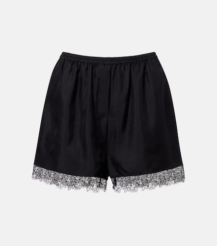 Róhe Shorts de seda con encaje - Rohe - Modalova
