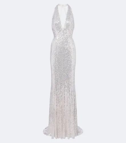 Mermaid sequined halterneck gown - Jenny Packham - Modalova