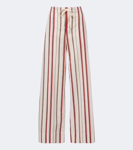 Pantalones anchos Alva de algodón a rayas - SIR - Modalova